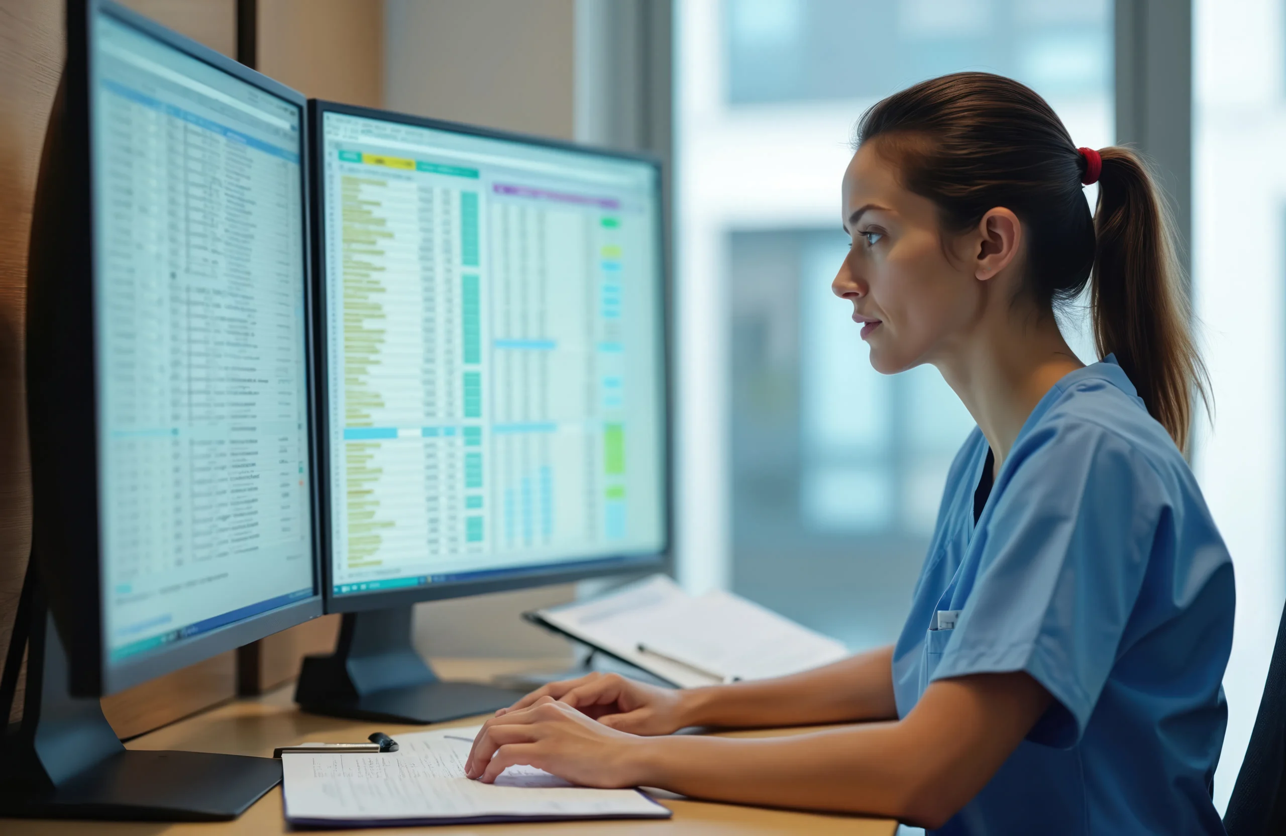 Medical billing team managing the full revenue cycle for a practice