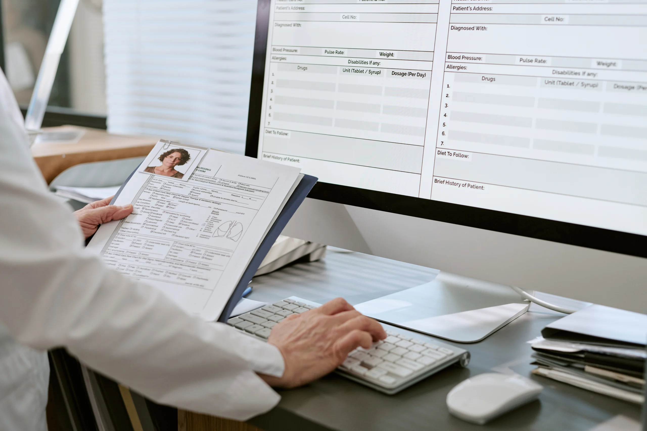 RCM expert reviewing a medical practice's revenue data