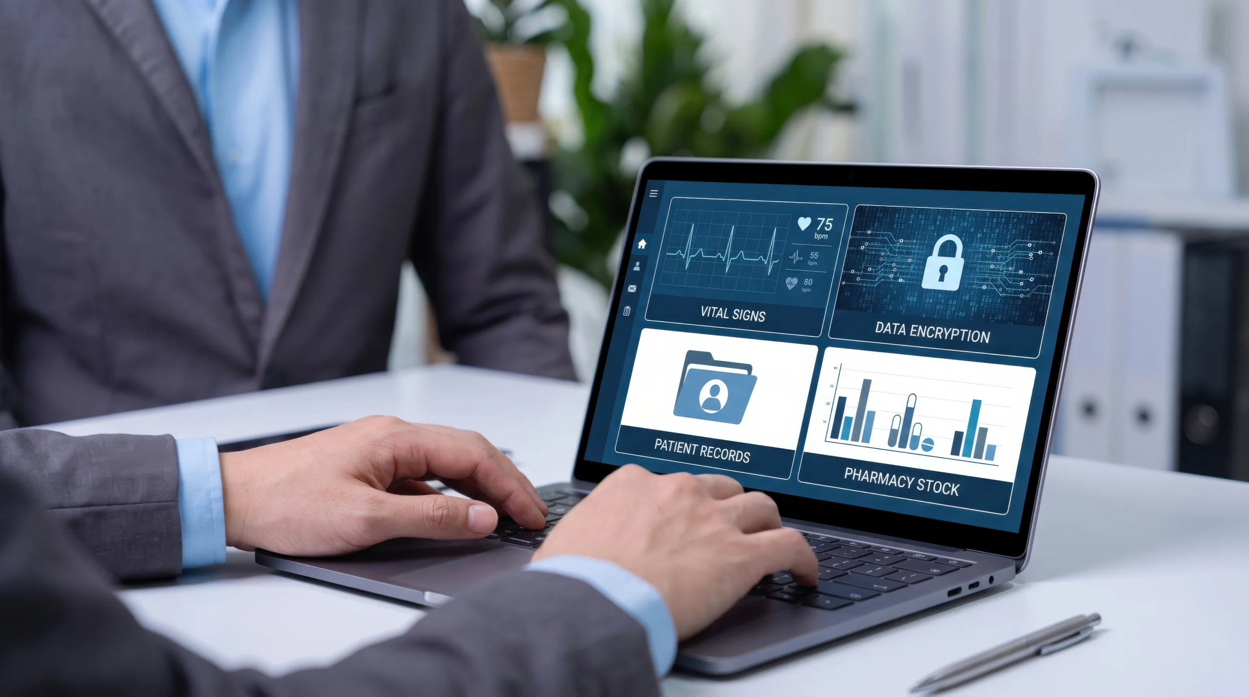 HIPAA-compliant security safeguards across the revenue cycle