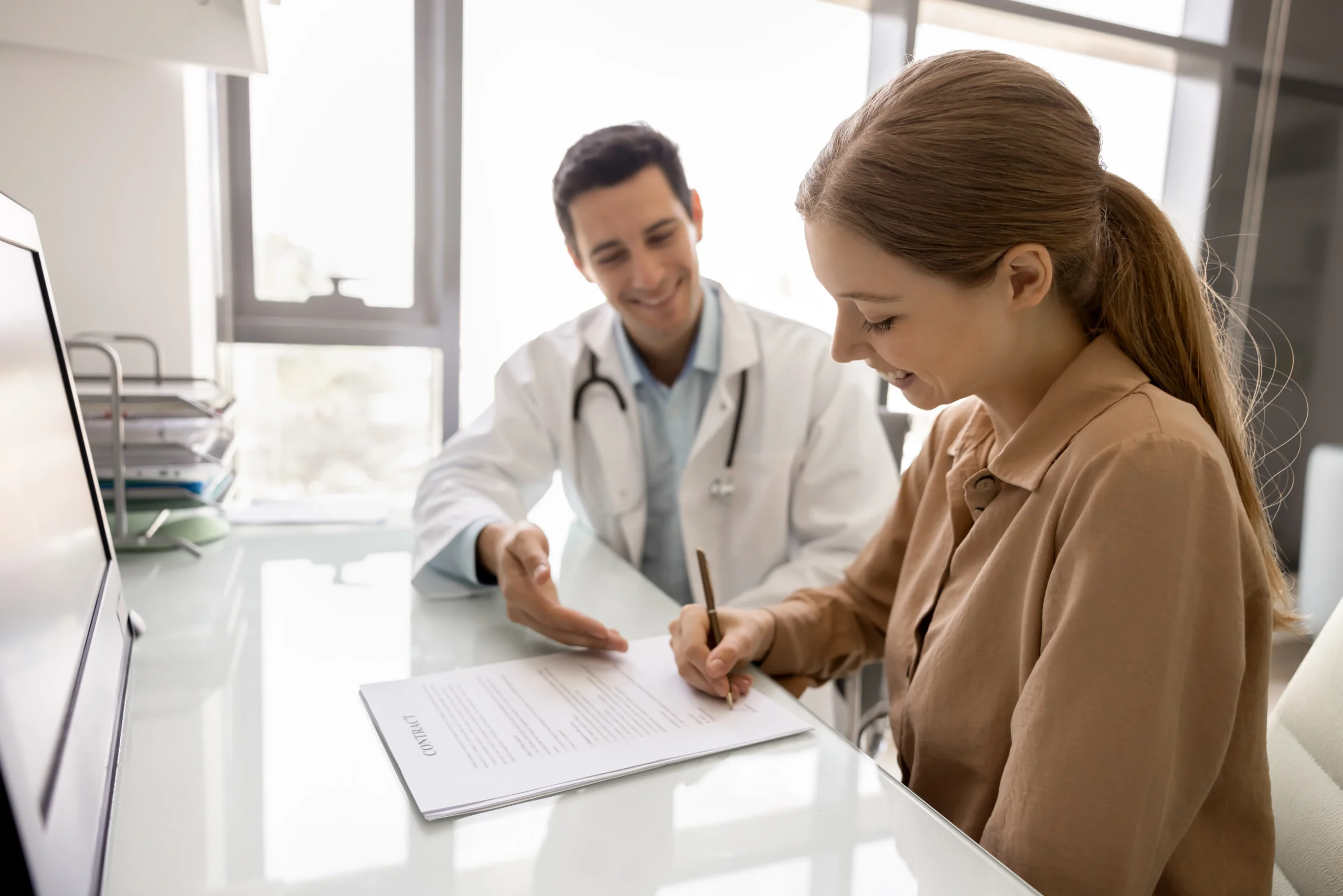 Eligibility verification integrated into a practice's front office workflow